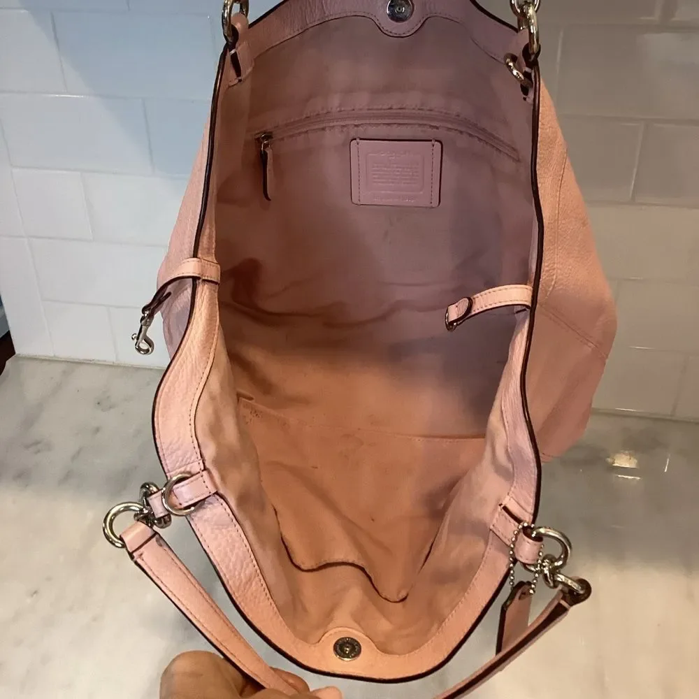 Coach Bag Purse Handbag Leather Pocketbook Lexy Crossbody Pebbled Shoulder Pink - Picture 11 of 13